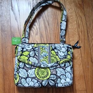 NWT Vera Bradley Tablet Hipster Shoulder or Crossbody Bag in Citron